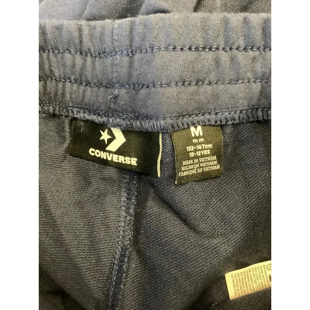 Converse Boy's Medium All Over Print Midnight Navy Capsule Fit Joggers OS10-20
